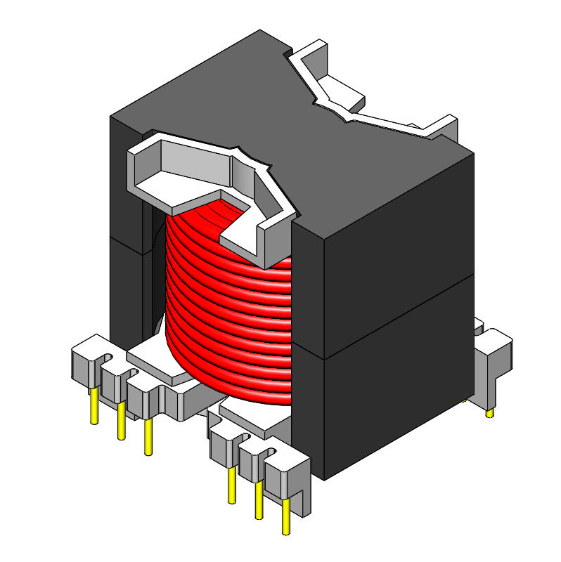 High Power Density PQ-type resonant inductor